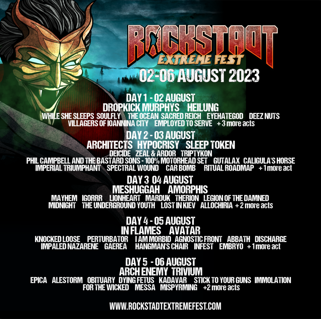 Rockstadt Extreme Fest – 2-6 August 2023 – Rasnov, Brasov