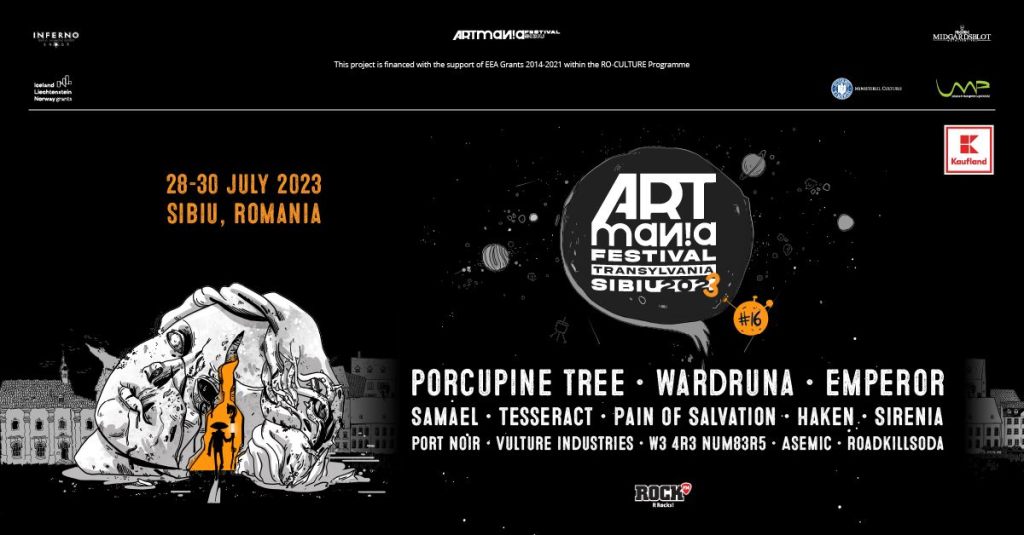 ARTmania – 28-30 July 2023 – Sibiu, Transylvania (10% tickets&nbsp;left)