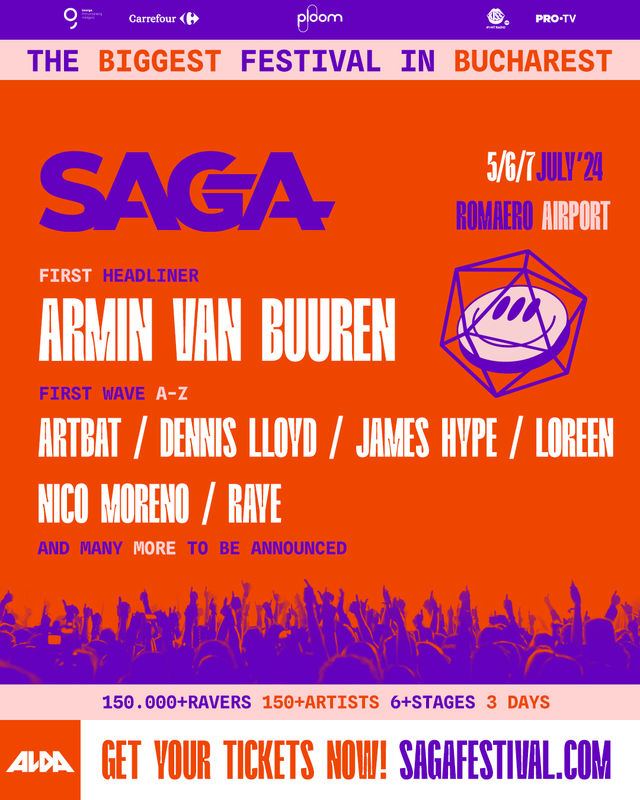 SAGA Festival – Bucharest, 5-7 July 2024 (Last update: 7&nbsp;May)