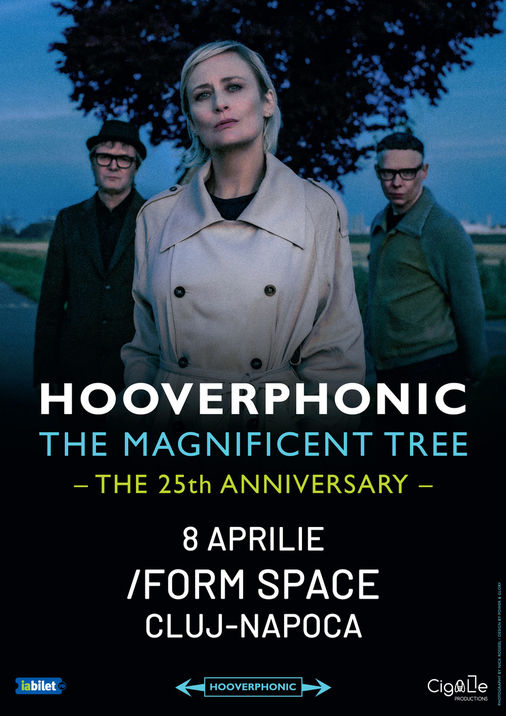 Hooverphonic – 8 – 9 April 2025, Bucharest &&nbsp;Cluj
