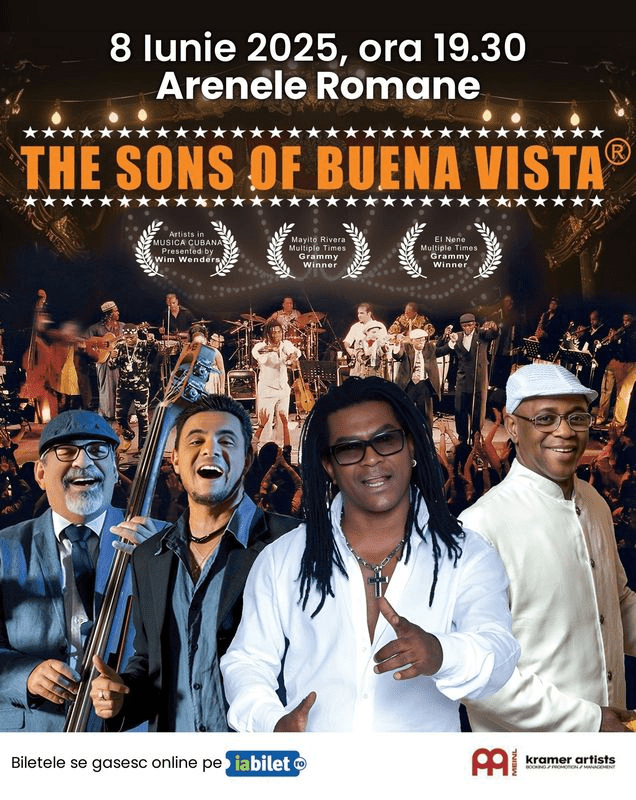 Concert The Sons Of Buena Vista – Arenele Romane, Bucharest – 8th June&nbsp;2025
