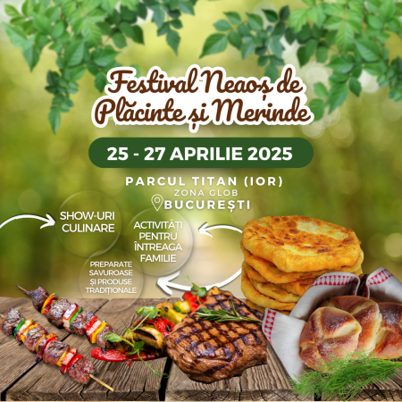 Pies and foods festival – Titan Park, Bucharest – 25-27 April&nbsp;2025