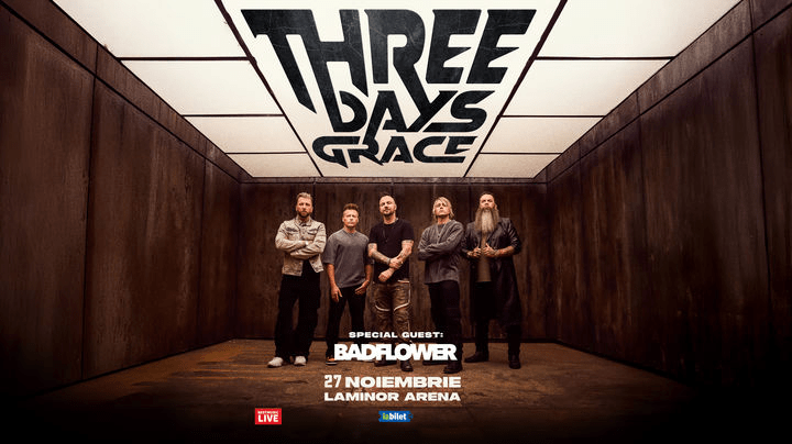 Three Days Grace – Laminor Arena, Bucharest – 27th November&nbsp;2025