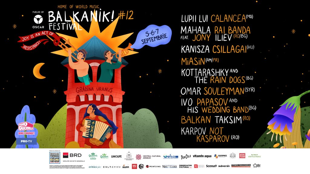 Balkanik! Festival #12 – 5-7 September 2025, Gradina Uranus, Bucharest,&nbsp;Romania