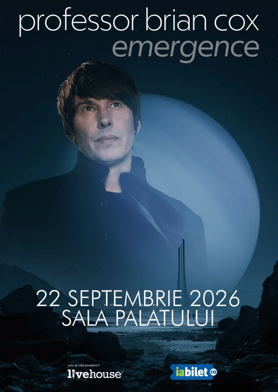 Brian Cox – Emergence – Bucharest – 22 September&nbsp;2026