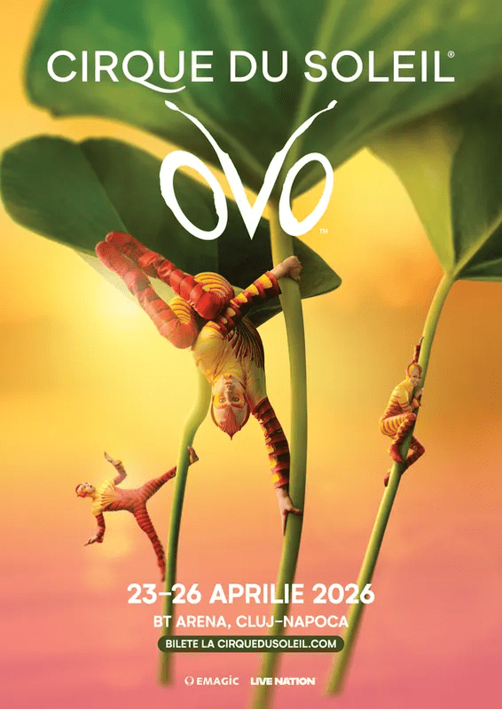 Cirque du Soleil – BT Arena, Cluj-Napoca – 23-26 April&nbsp;2026